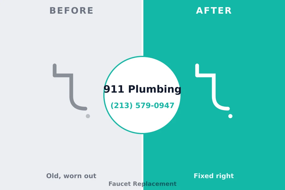 Before and after: plumbing repair Monon, IN
